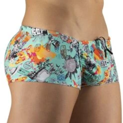 Boxer De Bain FEEL ErgoWear Voyager EW1063 -Magasin De Lingerie De Mode Boxerbain ergo EW1063 turquoise 4