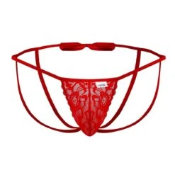 Jock Strap Candyman Bow 99606 -Magasin De Lingerie De Mode JockStrap candy 99606 rouge 9