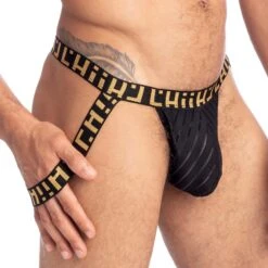Jock Strap L Homme Invisible Back To Black MY45BTB -Magasin De Lingerie De Mode JockStrap hi MY45BTB noir 4