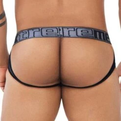 Jock Strap Xtremen Lace 91124 -Magasin De Lingerie De Mode JockStrap xtremen 91124 noir 3