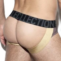 Jock Strap ES Collection Wild Print UN330 -Magasin De Lingerie De Mode Jockstrap escollection UN330 marron 3