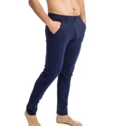 Pantalon L Homme Invisible HW160MAT -Magasin De Lingerie De Mode Pantalon hi HW160MAT bleu 4