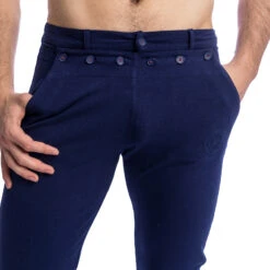 Pantalon L Homme Invisible HW160MAT -Magasin De Lingerie De Mode Pantalon hi HW160MAT bleu 5