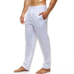 Pantalon Modus Vivendi Core FA2262 -Magasin De Lingerie De Mode Pantalon modus FA2262 blanc 4