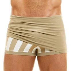 Short Modus Vivendi L.A Prayer 08122 -Magasin De Lingerie De Mode Short modus 08122 raye 5