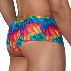 Shorty Xtremen Rainbow Fish 91147 -Magasin De Lingerie De Mode Shorty xtremen 91147 multicolor 3