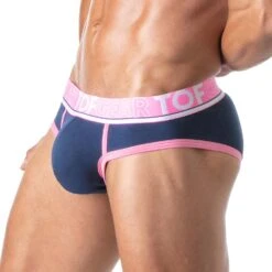 Slip Champion TOF PARIS TOF298BM -Magasin De Lingerie De Mode Slip TOF298BM bleu 4