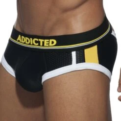 Slip Empty Bottom Addicted Open Sport AD740 -Magasin De Lingerie De Mode Slip addicted AD740 noir 4