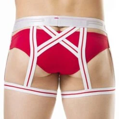 Slip PPÜ 1812 -Magasin De Lingerie De Mode Slip ppu 1812 rouge 3