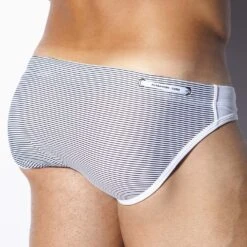 Slip De Bain Okapi Alexander COBB 9CSWS15 -Magasin De Lingerie De Mode Slipbain alexander 9CSWS15 blanc 3