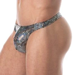 String De Bain Splendid TOF PARIS TOF266A -Magasin De Lingerie De Mode Stringbain tof TOF266A argent 4