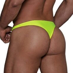 String De Bain Neon TOF PARIS TOF270JF -Magasin De Lingerie De Mode Stringbain tof TOF270JF jaune 3
