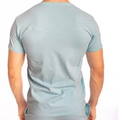 T-Shirt L Homme Invisible Hypnos Ice Blue MY61HYP -Magasin De Lingerie De Mode T Shirt hi MY61HYP bleu 3