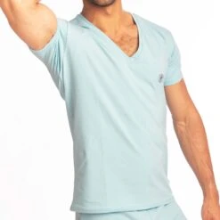T-Shirt L Homme Invisible Hypnos Ice Blue MY61HYP -Magasin De Lingerie De Mode T Shirt hi MY61HYP bleu 4