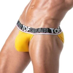 Tanga Champion TOF PARIS TOF299J -Magasin De Lingerie De Mode Tanga TOF299J jaune 4