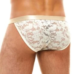 Tanga Modus Vivendi Floral Lace 04112 -Magasin De Lingerie De Mode Tanga modus 04112 blanc 3