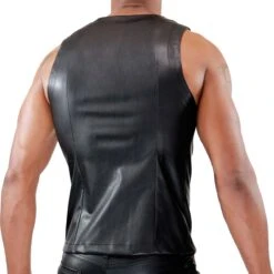 Veste Zipped Fetish TOF PARIS TS0036N -Magasin De Lingerie De Mode Veste tof TS0036N noir 3