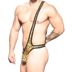 Body Andrew Christian Glam Leopard Almost Naked 91931 -Magasin De Lingerie De Mode body andrew 91931 or 4