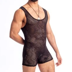 Body L Homme Invisible Good Vibrations HW161VIB -Magasin De Lingerie De Mode body hi hw161vib noir 4