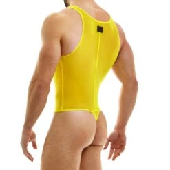 Body Modus Vivendi Muslin 09381 -Magasin De Lingerie De Mode body modus 09381 jaune 3