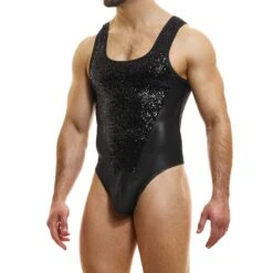 Body Modus Vivendi Sequins 20381 -Magasin De Lingerie De Mode body modus 20381 noir 4