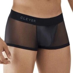 Boxer Clever Harmony 0801 -Magasin De Lingerie De Mode boxer clever 0801 noir 4