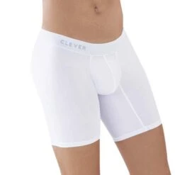 Boxer Clever Match 0885 -Magasin De Lingerie De Mode boxer clever 0885 blanc 4