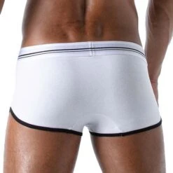 Pack De 3 Boxers French TOF PARIS TOF168B -Magasin De Lingerie De Mode boxer tof TOF168B blanc 3