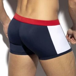 Boxer De Bain ES Collection Flags 2209 -Magasin De Lingerie De Mode boxerbain esco 2209 bleu 3