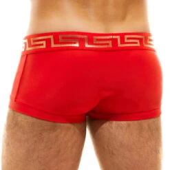 Boxer De Bain Modus Vivendi Glam Meander AS2121 -Magasin De Lingerie De Mode boxerbain modus as2121 rouge 3