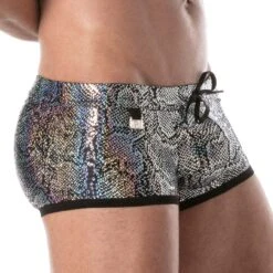 Boxer De Bain Splendid TOF PARIS TOF263A -Magasin De Lingerie De Mode boxerbain tof tof263a argent 4