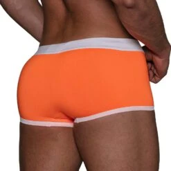 Boxer De Bain Neon TOF PARIS TOF268OF -Magasin De Lingerie De Mode boxerbain tof tof268of orange 3