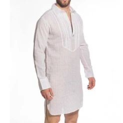 Chemise L Homme Invisible Barbados HW143BAR -Magasin De Lingerie De Mode chemise hi hw143bar blanc 4