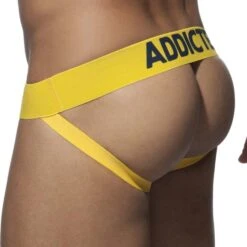 Jock Strap Addicted Push Up AD773 -Magasin De Lingerie De Mode jockstrap addited ad773 jaune 3