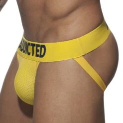 Jock Strap Addicted Push Up AD773 -Magasin De Lingerie De Mode jockstrap addited ad773 jaune 4