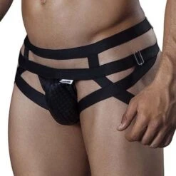 Jock Strap Candyman 99242 -Magasin De Lingerie De Mode jockstrap candy 99242 noir 4