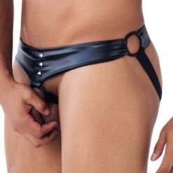 Jock Strap Xtremen Protuder 91107 -Magasin De Lingerie De Mode jockstrap xtremen 91107 noir 4
