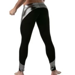 Legging Metal TOF PARIS TOF137A -Magasin De Lingerie De Mode legging tof TOF137A Argent 3