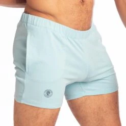 Short L Homme Invisible Hypnos Ice Blue HW135HYP -Magasin De Lingerie De Mode short hi hw135hyp bleu 4 1