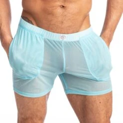 Short L Homme Invisible Cristallo HW165CRI -Magasin De Lingerie De Mode short hi hw165cri bleu 4