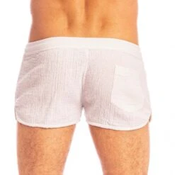Short L Homme Invisible Palm Spring SP05PAL -Magasin De Lingerie De Mode short hi sp05pal blanc 3