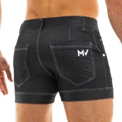 Short Modus Vivendi Jeans 05061 -Magasin De Lingerie De Mode short modus 05061 noir 3