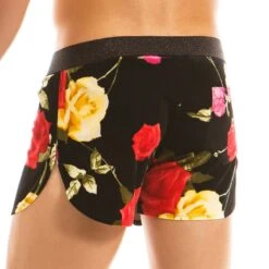 Short Modus Vivendi Floral 15961 -Magasin De Lingerie De Mode short modus 15961 noir 3