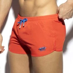 Short De Bain ES Collection Plain Rocky 2204 -Magasin De Lingerie De Mode shortbain esco 2204 orange 4