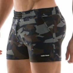 Short De Bain Modus Vivendi S1723 -Magasin De Lingerie De Mode shortbain modus s1723 camouflage 4