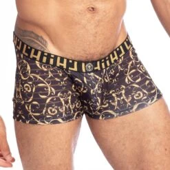 Shorty L Homme Invisible Oppulence DOro MY39ORO -Magasin De Lingerie De Mode shorty hi MY39ORO noir 4