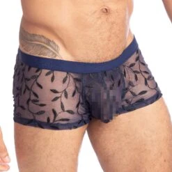 Shorty L Homme Invisible Poison Ivy UW25IVY -Magasin De Lingerie De Mode shorty hi UW25IVY BLEU 4