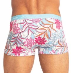 Shorty L Homme Invisible Technicolor Dreams MY39TEC -Magasin De Lingerie De Mode shorty hi my39tec blanc 3