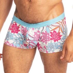 Shorty L Homme Invisible Technicolor Dreams MY39TEC -Magasin De Lingerie De Mode shorty hi my39tec blanc 4