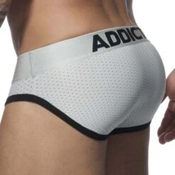 Slip Addicted Mesh AD668 -Magasin De Lingerie De Mode slip addicted ad668 argent 3
